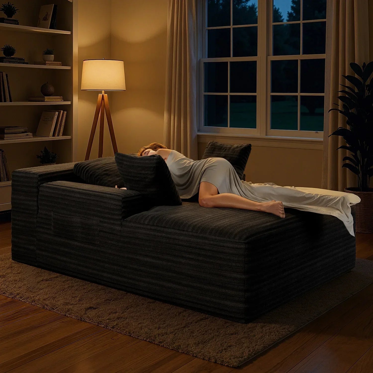 LoungeLux “The oversized sofa bed that transforms any room into a true relaxation space”