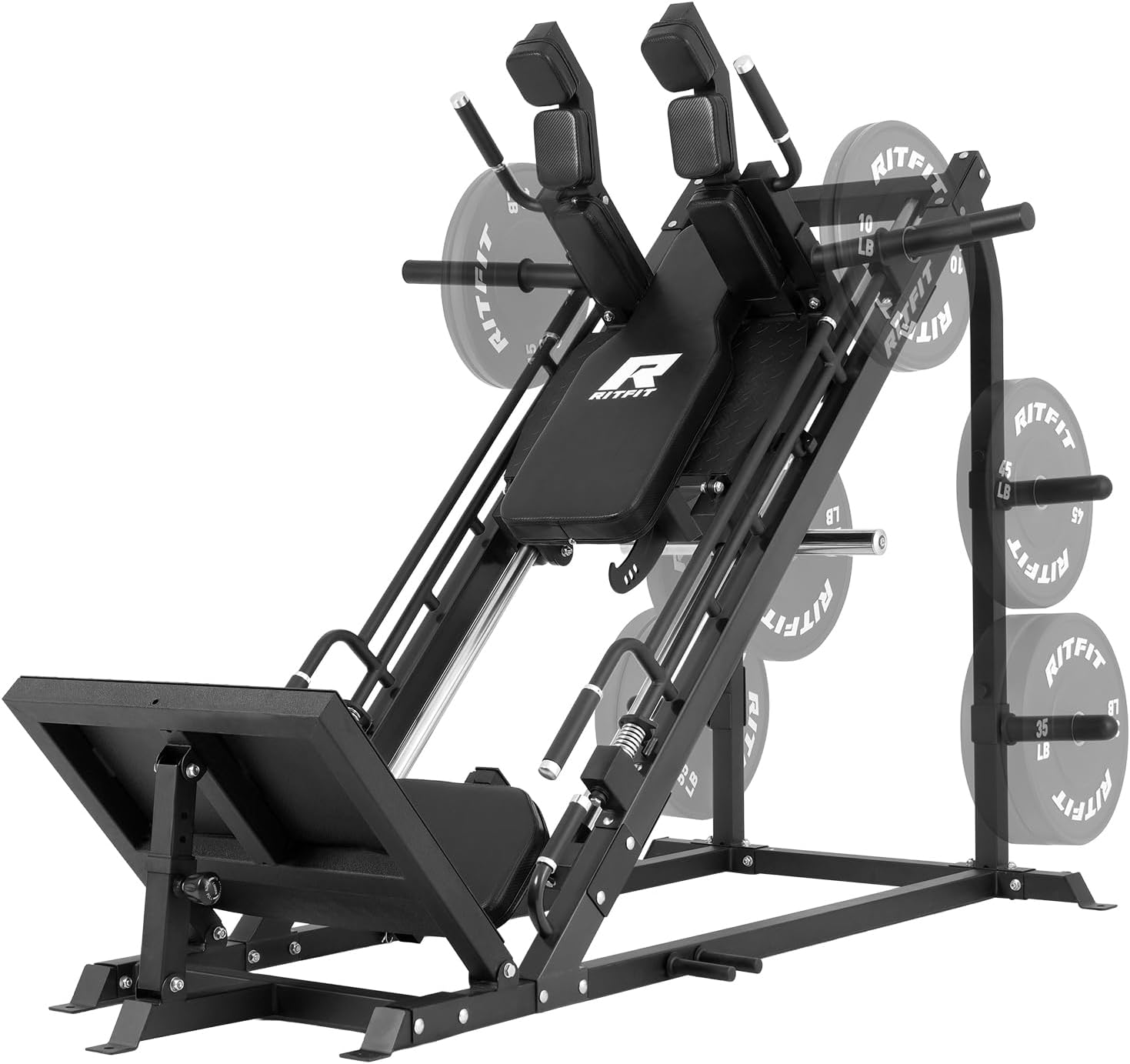 Leg Press Pro — 1500 Three exercises. One machine. No excuses.
