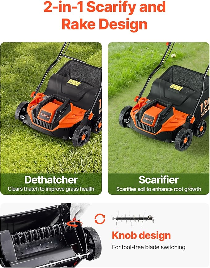 GreenForce Pro “The 2-in-1 machine that transforms your lawn in less than an afternoon”