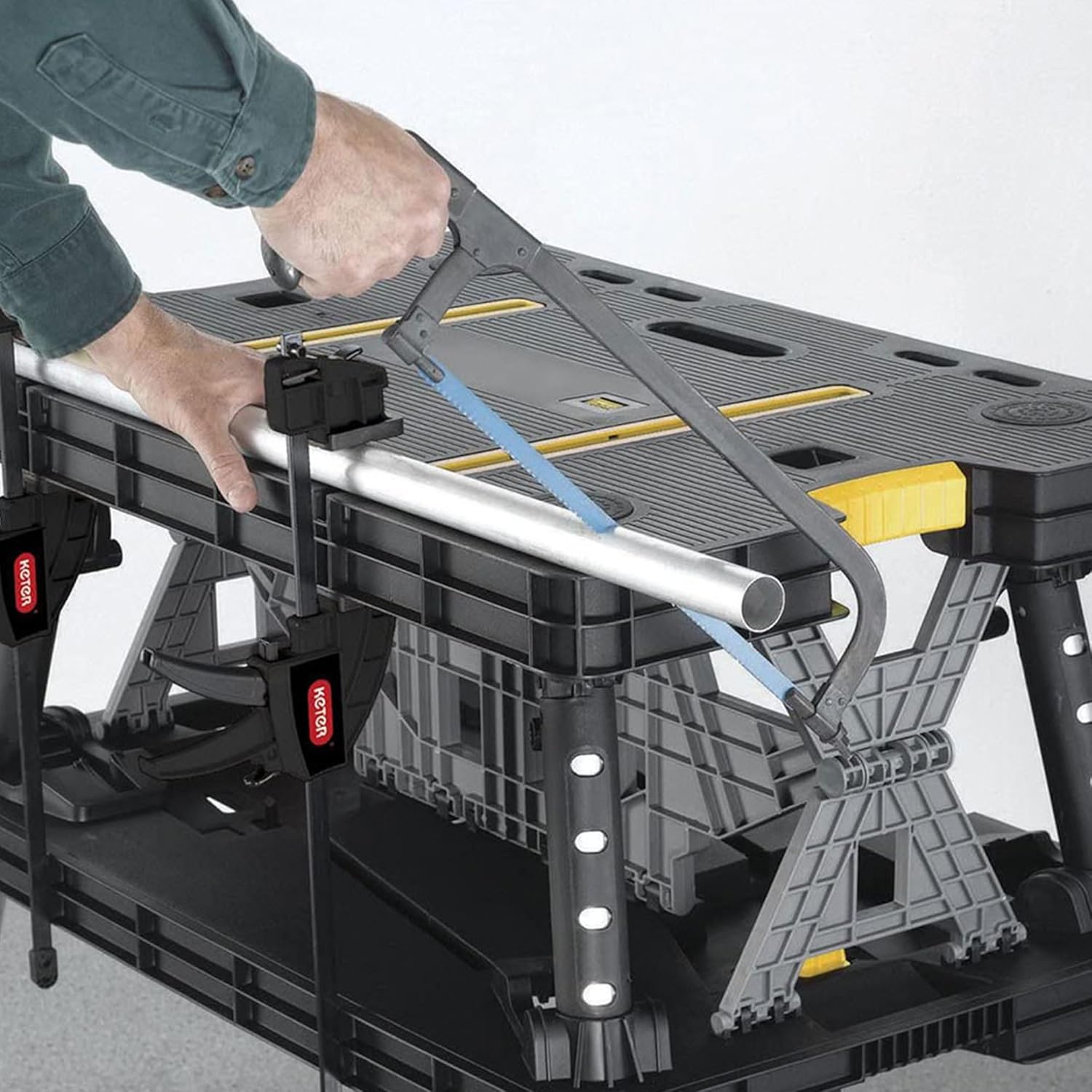 Professional Portable Workbench  “Ready in 30 seconds, built like a pro”