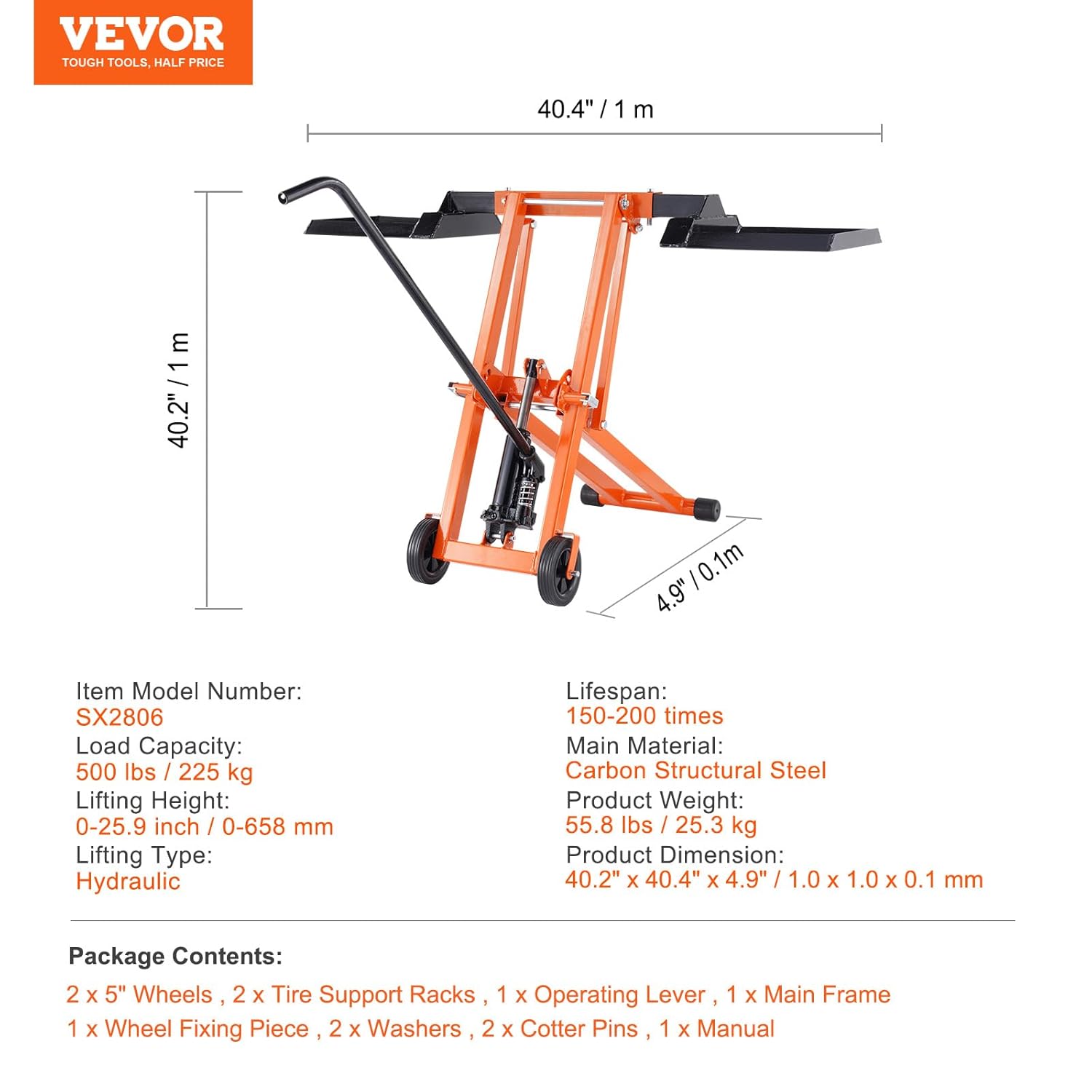 FieldJack “The hydraulic lift for professional workshops—now available for your garage”