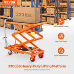 HydraLift X "Professional Hydraulic Scissor Lift Table — Maximum Load Capacity: 330 lbs"