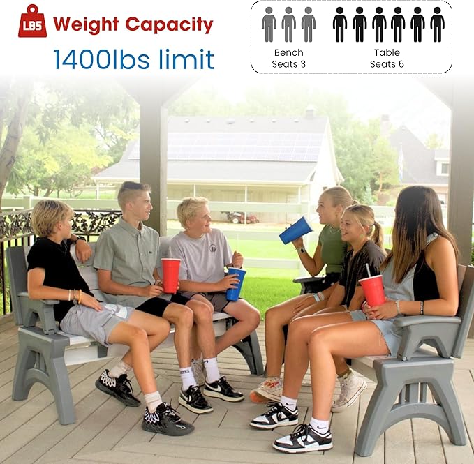 PicnicSwitch “A bench for three, a table for six. Outdoor furniture that’s always ready to bring you together with your loved ones.”