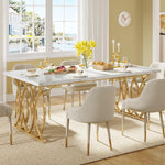 MARBLEUX — "The table that transforms your dining room into a luxurious space."