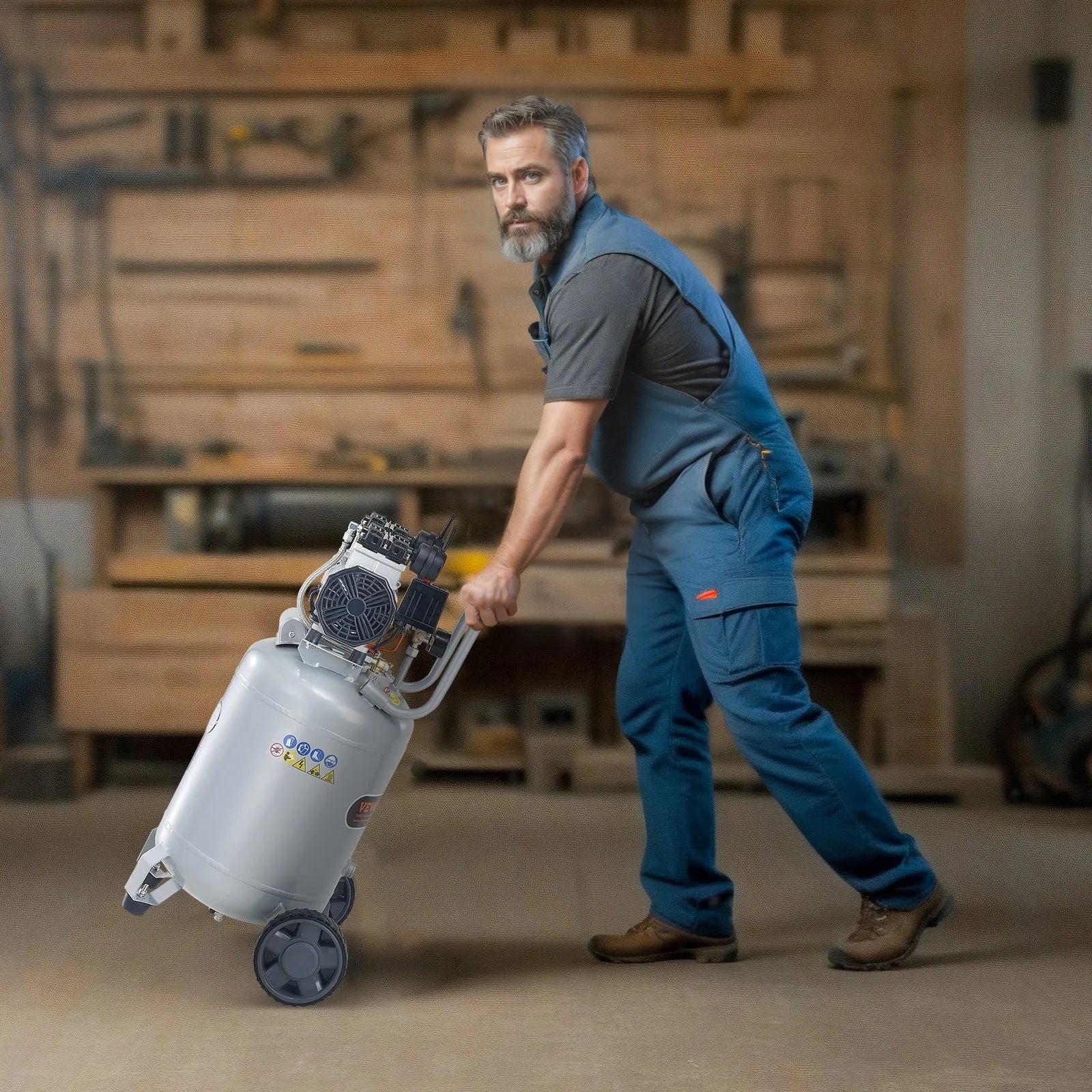 OmniPress 13 Heavy-Duty "Versatile 4.6 SCFM Output for Professional Tools"