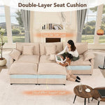 Cloud Modular — Chenille, Deep Seat, 5-Seater, 108"