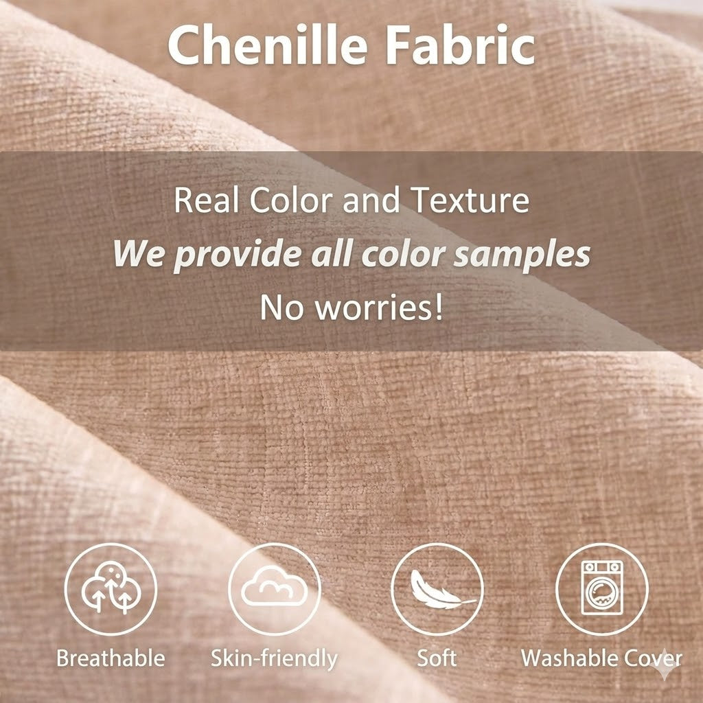 Cloud Modular — Chenille, Deep Seat, 5-Seater, 108"